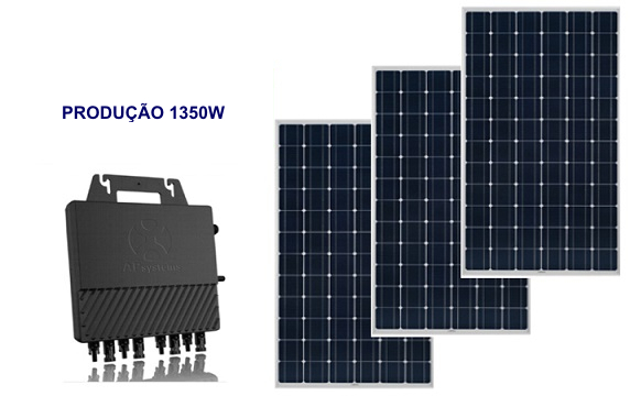 KIT FOTOVOLTAICO 1350W