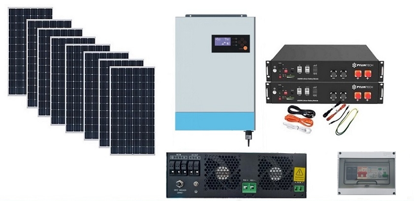 KIT FOTOVOLTAICO COM BATERIAS