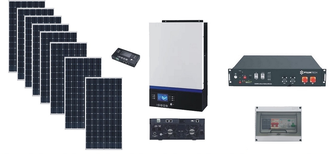 KIT FOTOVOLTAICO COM BATERIAS