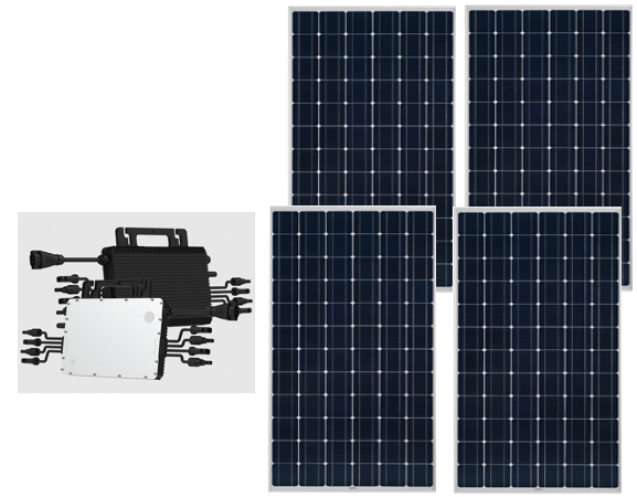 KIT FOTOVOLTAICO 1800W