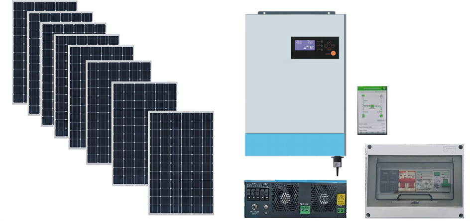KIT FOTOVOLTAICO COM BATERIAS