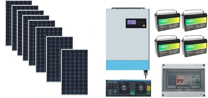 KIT FOTOVOLTAICO COM BATERIAS