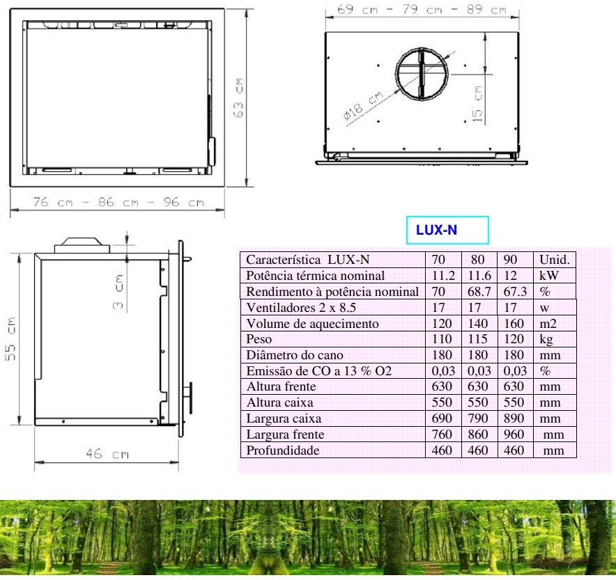 Recuperador aquecimento local