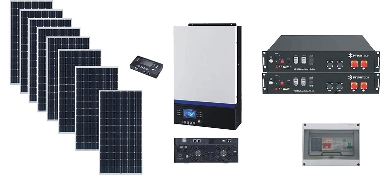 KIT FOTOVOLTAICO COM BATERIAS