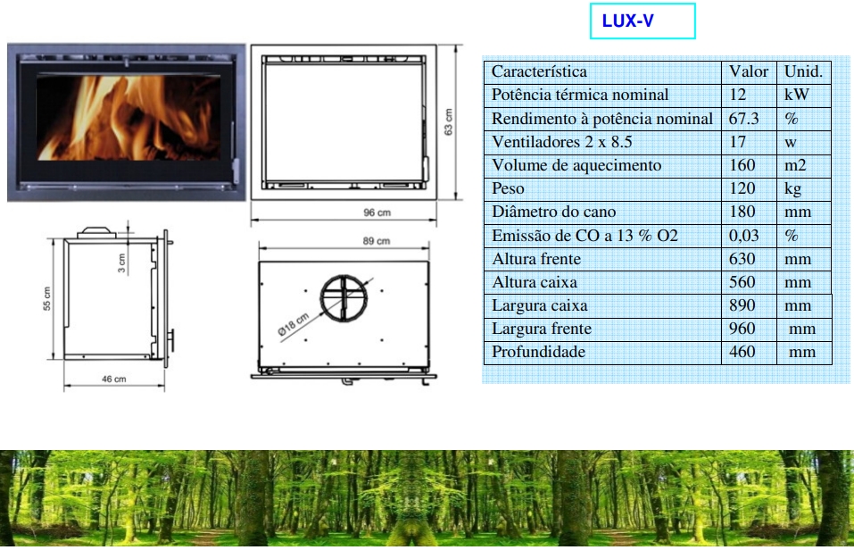 Recuperador aquecimento local